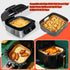 BYKITCHEN Air Fryer Sheet Liners, Set of 200, 9 Inch Parchment Paper Filters for Ninja AG301, Cosori, Gourmia