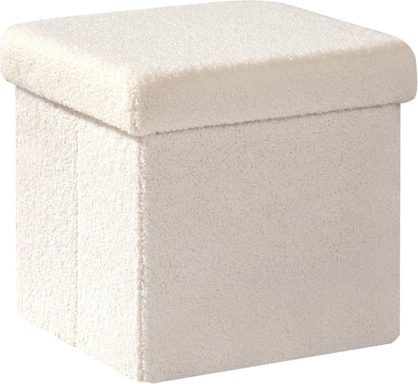 PINPLUS Storage Ottoman Cube Square Shaped Ottomans with Storage Foot Stool Footrest