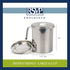 RSVP International Endurance Stainless Steel Fryer's Friend Pot Can, 6 Cup, Includes Mesh Strainer