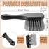 2 CroBlissful Pcs Bird Bath Cleaning Brush Hard Bristle Stiff Bristle Brush with Plastic Handle Utility Scrub for Bird