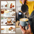TUMIDY Foamer,4 1 Milk Frother Electric, Coffee Frother, Warm and Cold Milk IN Automatic Milk Warmer Stainless Steel
