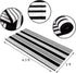 Front Door Rug 2'X4.3', Black/White Door Mats Outdoor Front Porch Rug Striped Entryway Rug Machine Washable Indoor/Outdoor Rugs Cotton Hand Woven Kitchen Rug for Entry/Doorway by Tiveney