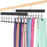 Legging Organizer for Closet, Pants Hangers with Clips Holds 20 Leggings, Jeans, Hats, Shorts, 360° Rotating Space