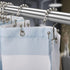Titanker Shower Curtain Hooks Rings, Set of 12 Rust Resistant Metal Double Glide Hooks for Bathroom Shower Rods