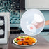 Large Microwave Cover for Food, Easy Grip Splatter Guard Lid with Steam Vent, BPA Free, 11.5 Inch, Dishwasher Safe