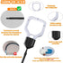 500W Kardeep Bird Bath Heater, Cast Aluminum Submergible Stock Tank Heater De-icer Thermostatic Control Chicken Water