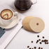 500 Count Percolator Coffee Filters, 3.75in Natural Unbleached Disposable Disc Filters for Home and Office