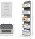 Over The Door Hanging Organizer with 5 Big Pockets, Wall Mount Storage for Pantry, Closet, and Nursery