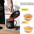 Ceramic Bacon Grease Keeper with Strainer - Kitchen Storage Solution