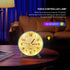 Alarm Clock for Bedroom,Loud Analog Clock with Silent Non-Ticking,Voice Controlled Light,Small Clock