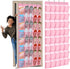 40 Closet Windyun Over the Door Shoe Organizer Large Breathable Mesh Pockets Pink Hanging Shoe Rack for Behind Door