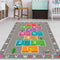 YLZLDKH Hopscotch Play Rug Carpet for Kids, ABC Alphabet Number Educational Rug, Children's