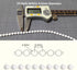 Curtain Chain Connector, 20 Pack, White Repair for Roller Blinds Shades Beaded Chains Cords Strings