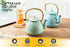 32 (950 ml), TOPTIER Japanese Cast Iron Tea Kettle with Stainless Steel Infuser, Cast Iron Teapot Stovetop Safe, Leaf