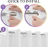 River Dream No Hook Hotel Cloth Shower Curtain - Waterproof Soft Washable Fabric with Magnets, Standard Size