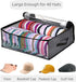 AVLA 4 Pack Hat Storage for Baseball Caps, Non-woven Wide Organizer Bag with 2 Sturdy Handles for Home Travel