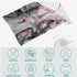 Set 2,Pink 28 14 Inch Eiffel Tower Hand Towel of Paris Decorative Bathroom Towels Face Washcloths Fingertip Towels x