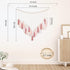 Luxbrand Large Macrame Wall Haning Boho Home Decor, Blush Pink Tassel Wall Decor Bohemian, Bedroom Living Room Girls
