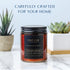 Craft & Kin Fall Scented Candle for Men, Premium English Leather Candle, All-Natural Scent for Home, 8oz, 45-Hour Burn
