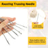 6-Piece WILLBOND Stainless Steel Poultry Trussing Needles for Securing Turkey, Chicken, Roasts, and Meats