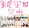 KEOKER Polymer Clay Cutters - 6 Shapes Embossed Butterfly Cutters for Jewelry Making