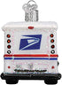 Old World Christmas Ornaments, USPS Mail Truck Glass Blown Ornaments for Christmas Tree