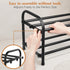 2-Tier Closet INSMART Expandable Shoe Rack:Stackable and Adjustable Shoes Organizer Storage Shelf, Sturdy and Durable