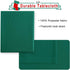 Hiasan Square Tablecloth - Waterproof Washable Polyester for Dining Room, Emerald Green, 54 x 54 Inch