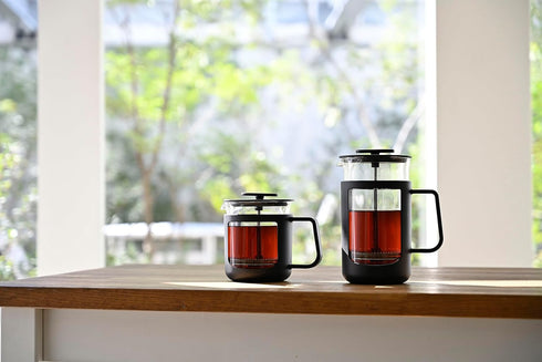 HARIO CPU-2-B CafePress U Heat-resistant Glass, 10.1 fl oz (300 ml), Black