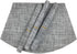 Wedge Placemats Set of 4 Vinyl for Round Tables, Non-Slip Heat-Resistant Easy to Clean Washable Dinner Mats (Gray)