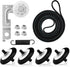 Upgraded Dryer Repair Kit for LG Kenmore Gas Dryer, Includes Drum Roller, Belt, and Idler Pulley by NISHCON
