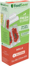FoodSaver Vacuum Seal Rolls, 11" x 16', 2-Pack, BPA-Free Multilayer Construction for Food Preservation