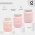 Mason Jar Flour Container, Airtight Kitchen Canisters for Countertop, Durable Ceramic Jar with Lid, Farmhouse Decor