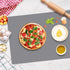 Gartful Large Silicone Mats for Kitchen Counter, Nonskid Heat Resistant Protector 25" by 17" (Dark Gray)