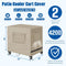 80-100 34L 20W X32H inch-Khaki SIRUITON Patio Cooler Cart Cover, Fits for Most Quart Rolling Cooler Cart Cover