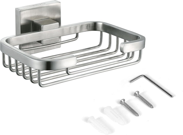 SEIDO Soap Dish for Shower Wall, 304 Stainless Steel Bar Soap Holder for