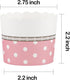 Webake Large Paper Baking Cups, 6oz Cupcake Muffin Cases Jumbo Cupcake Liners, Set of 25 Pink Cupcake Liners for Valentine's Day, Wedding by Webake