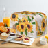 Sunflowers Print Kitchen Appliance Cover, 3 Slice Toaster Flower Small Appliance Parts, Stain Resistant Coffee Maker