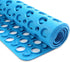 Nonslip Bathtub Mat - Extra Soft TPE Bath Mat for Kids, 30L x 17W Inch (Lake Blue)