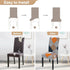 SearchI 4 Pack Super Fit Stretch Removable Washable Dining Chair Covers, Spandex Fabric Slipcovers for Dining Room