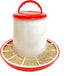 Set 1.5 11 Chicken Waterer and Feeder | Gallon Poultry Drinker and Pound Feeder Combo | for Chickens, Ducks, Turkeys
