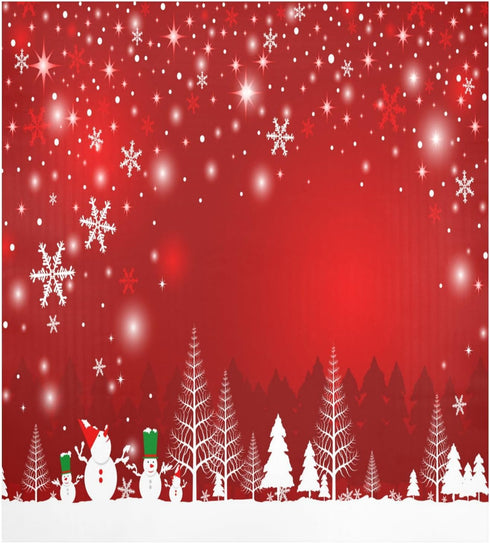 Christmas Tree Snowman Magnetic Sticker, Dishwasher Door Cover, Kitchen Cabinet Panels, Fridge Magnet Decor 23"W x 26"H