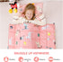 Mr. Sandman Weighted Blanket, 3 Pounds Washable, Best for 20-40lb, Breathable Cotton Heavy Blanket, Cute Cat
