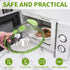 Microwave Splatter Cover for Food Guard - Microwave Cover with Water Steamer 10 Inch Plate Covers - Upgraded Kitchen Gadgets and Accessories - House Essentials for Kitchen by Clelifove