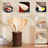 Wooden Cooking Spoons Set - 14 Inch Maple Wood Mixing Spoon, Nonstick Kitchen Serving Utensil, 2 Pieces