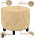 36 Inch Classic Accessories Terrazzo Water-Resistant Round Ottoman/Coffee Table Cover