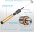 VOMELON Handheld,2-Speed 2 Rechargeable Electric Milk Frother Travel Frother with Tube Case, Milk Foamer Coffee Frother