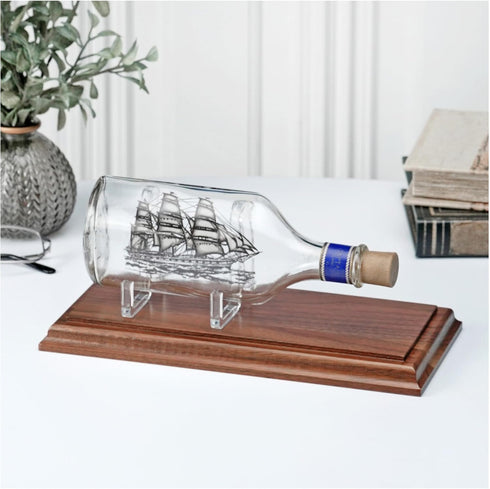 9.75" 4.5" 0.75" Plymor Solid Walnut Rectangular Wood Display Base with Ogee Edge, W x D x H