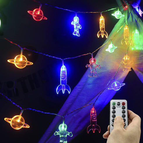 Children's Room LED String Lights with Remote 20 LED 11 FT 8