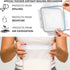 WHITE FEATHER SUPPLIES 4 PC Large Airtight Food Storage Containers with Lids, BPA Free Plastic for Kitchen & Pantry